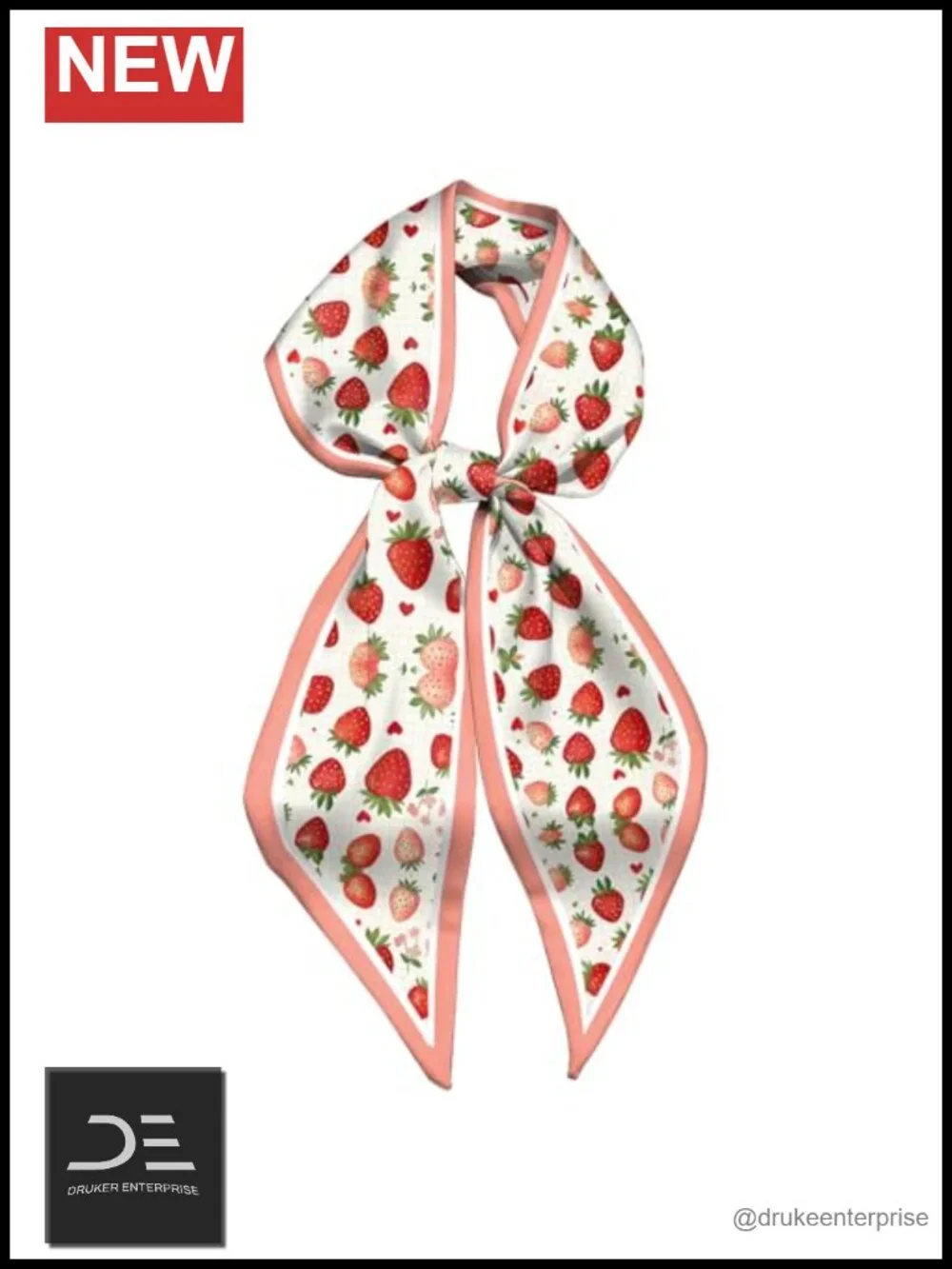 Polyester Satin Scarf - Fashion Hair Neck Scarf - Soft Silk Feeling